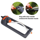 Automatic Oscillating Sprinkler 19 Hole 4 Modes Lawn & Garden Essential Watering System Irrigation Device for Home Gardens Agricultural Fields Water Sprinkler for Lawn