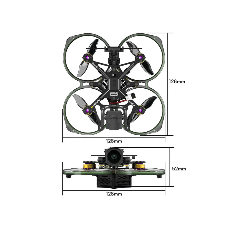 Flywoo FlyLens 85 HD O4 / O4 PRO 2S 2 Inch Brushless Whoop FPV Racing Drone BNF with GOKU F405 HD Digital System