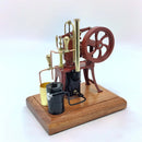 OKMO R01 1/12 Stirling Hot Air Pump Engine Model Water-cooled External Combustion Engine Copper Castings Physics Science Experiment for Children