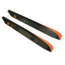1 Pair FUNFLY 610mm Carbon Fiber Main Blade for 600 Class Helicopter
