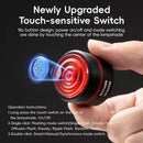 ROCKBROS BL-S2 Smart Brake Sensing Bike Taillight 400mAh Battery  Touch Control Light Sensing 6 Lighting Modes IPX6 Waterproof Type-C Rechargeable Vibration Sensor Bicycle Rear Light