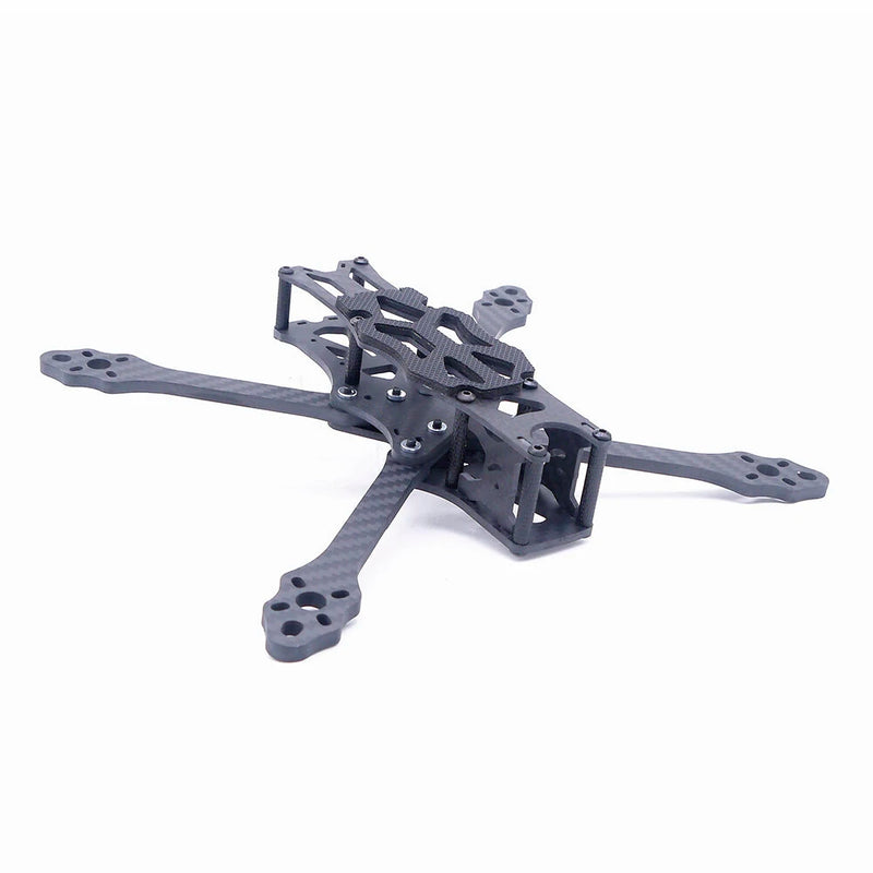 STEELE 5 220mm Wheelbase 5mm Arm Thickness Carbon Fiber X Type 5 Inch Freestyle Frame Kit Support Caddx Vista HD System for RC Drone FPV Racing