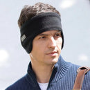 Winter Skiing Earmuffs Men Outdoor Sports Riding Windproof Double Layer Warm Headwear Earmuffs Ear Warmers Hair Band