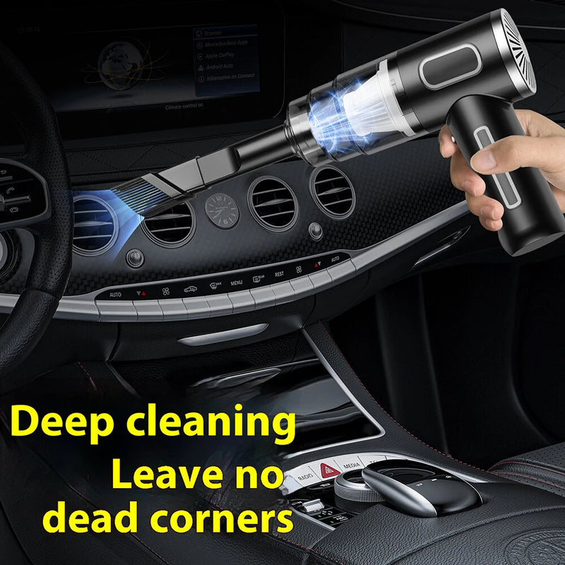 5000pa Small Handheld Car Vacuum Cleaner 120W Household Suitable For Cleaning Cars, Workshops, Computers,Decorations, Offices And Home