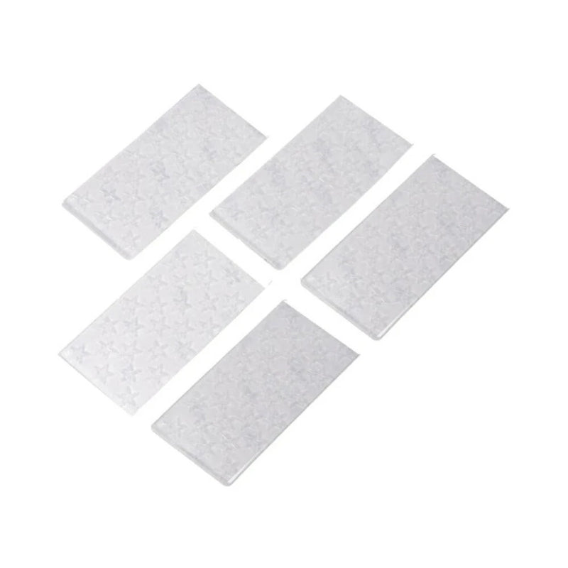 5PCS MXK 100x50mm Super Sticky Silicone Gel Double-sided Adhesive Sticker Battery Mat Non-slip Pad Support Washing for Lipo Battery