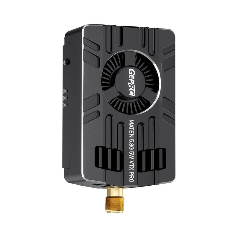 GEPRC MATEN 5.8G 5W 80CH VTX PRO 7-36V IRC Tramp Protocol Support OSD Parameter Adjustment Built-in Microphone Image Transmission FPV Transmitter for FPV Drones