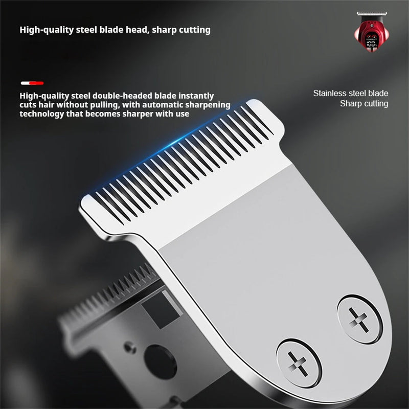 MARSKE MS-5067 Hair Clipper 1800mAh Rechargeable Battery LED Display Cordless USB Charge Professional Haircut Kit for Men