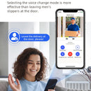 U9 Intelligent Visual Doorbell with Night Vision 720P HD Camera Two-Way Audio Solar-Powered Rainproof Cover PIR Motion Sensor Wi-Fi Real-Time Monitor