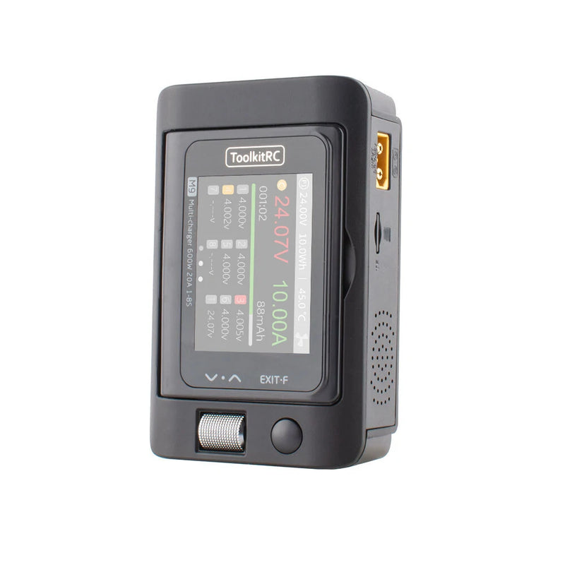 ToolkitRC M9 Multi Function 600W 20A DC Smart Charger with Audio Function