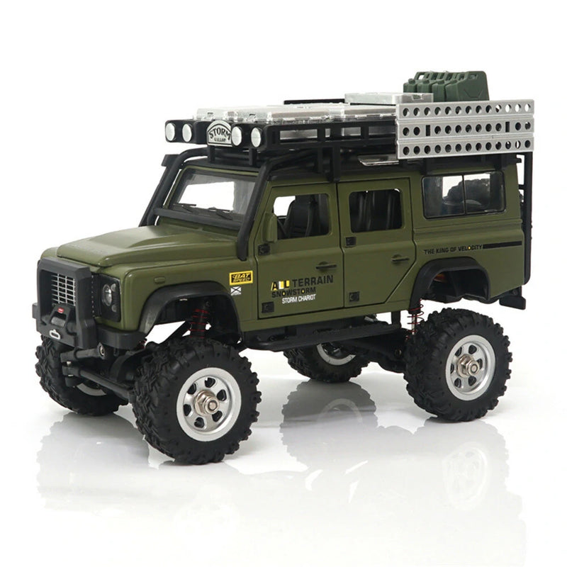SG 2801 1/28 2.4G 4WD Simulation Model RC Car Army Desert Alloy Climbing Off Road Vehicle Models