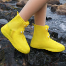 XANES Bike Shoe Covers Waterproof Rain Booties Silicone Slip-resistant Rainy Day Thick Rain Boots Covers Foot Covers for Cycling
