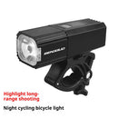 BIKIGHT LED High Brightness Long-range Bicycle Headlight IPX4 Waterproof USB Charging 3 Light Modes Bike Front Light for MTB Night Riding Safety