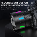 IPRee Dual Light Source Zoomable LED Headlamp with Sensing Switch Long-Range Strong Light LED Outdoor Long Endurance Head Light Searchlight