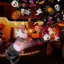 16 Patterns Halloween Atmosphere Decoration Light Halloween Projection Lamp LED Fantasy Light With Dynamic Pumpkin Skull Spider Witch Hat Bat Ghost Suitable For Home Bedroom Party Halloween Holiday Decoration