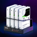 MAIWO USB 3.0 External Hard Drive for PC 4 Bay 2.5 inch 3.5 inch Enclosure Multi-Bay HDD SDD Docking Station Hard Drive Case