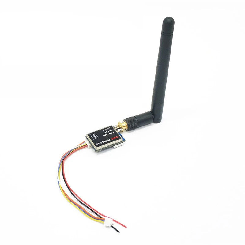 Upgraded EWRF TS5823 Pro 5.8GHz 40CH 600mW FPV Transmitter VTX With CMOS 1200TVL Camera For RC Drone