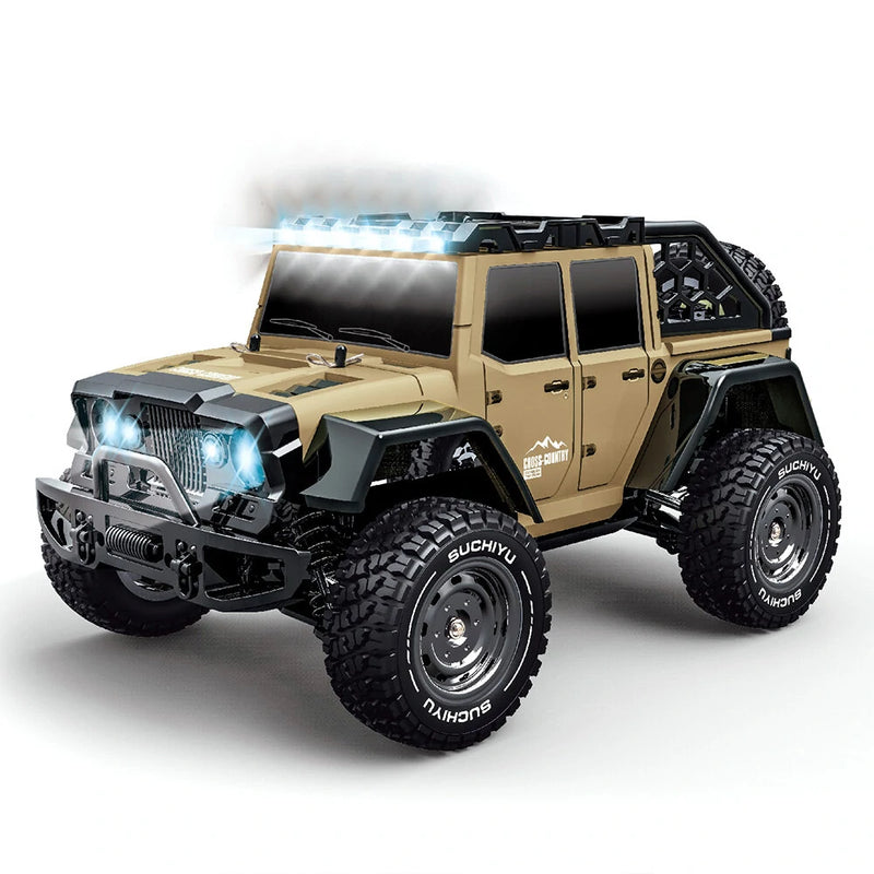 SCY 16104 1/16 2.4G 4WD RC Car Led Headlights High Speed Off Road Desert Truck Vehicle Models