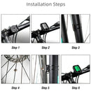 Cansses  CNC Bicycle Speedometer Wired Touchscreen Waterproof 80g Lightweight  Bike Computer Backlit for Day/Night Cycling