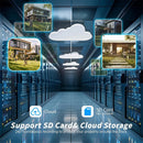 K21 1080P 2MP Wifi PTZ Surveillance Camera 2.4G Wireless Full-color Night Vision Motion Two-way Audio IP66 Waterproof IP Security Camera for Home Security Protection