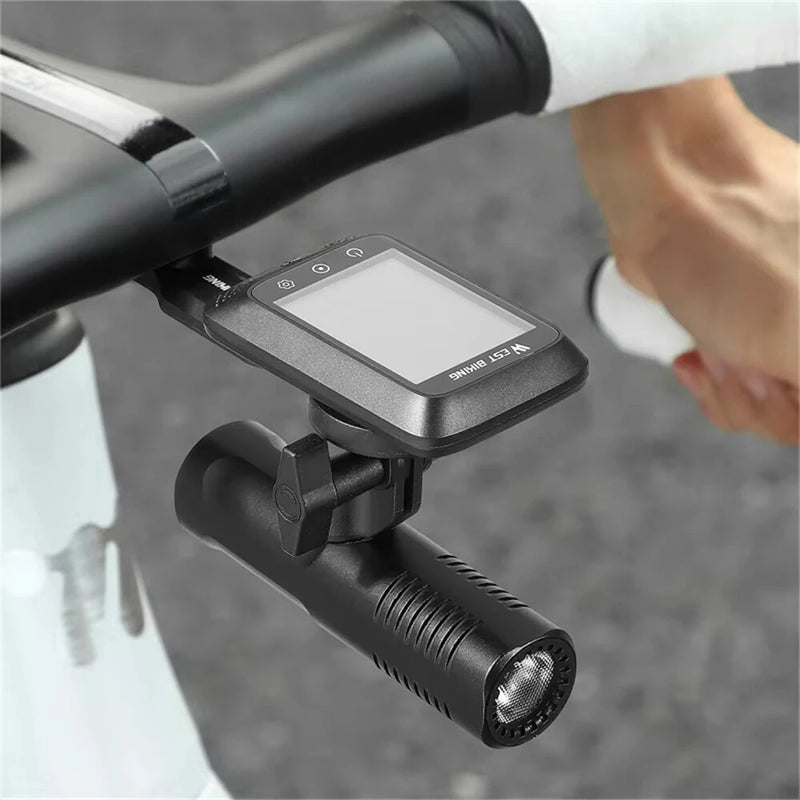 WEST BIKING 1000LM Bicycle Headlight 8 Lighting Modes Aluminium 4500mAh Power Bank Type-C Rechargeable Waterproof Flashlight for MTB Road Cycling