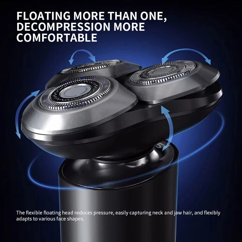 XIAOMI MIJIA S301 Men's Electric Shaver Beard Trimmer Machine Shaving Portable Flex Razor IPX7 Washable Trimer Ceramic Blade