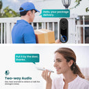 W5 2.4G/5G Tuya WiFi Video Doorbell HD 1080P Camera Wireless Smart Intercom Camera Night Vision Two-way Talk IP65 Waterproof 9000mAh Battery Visual Doorbell