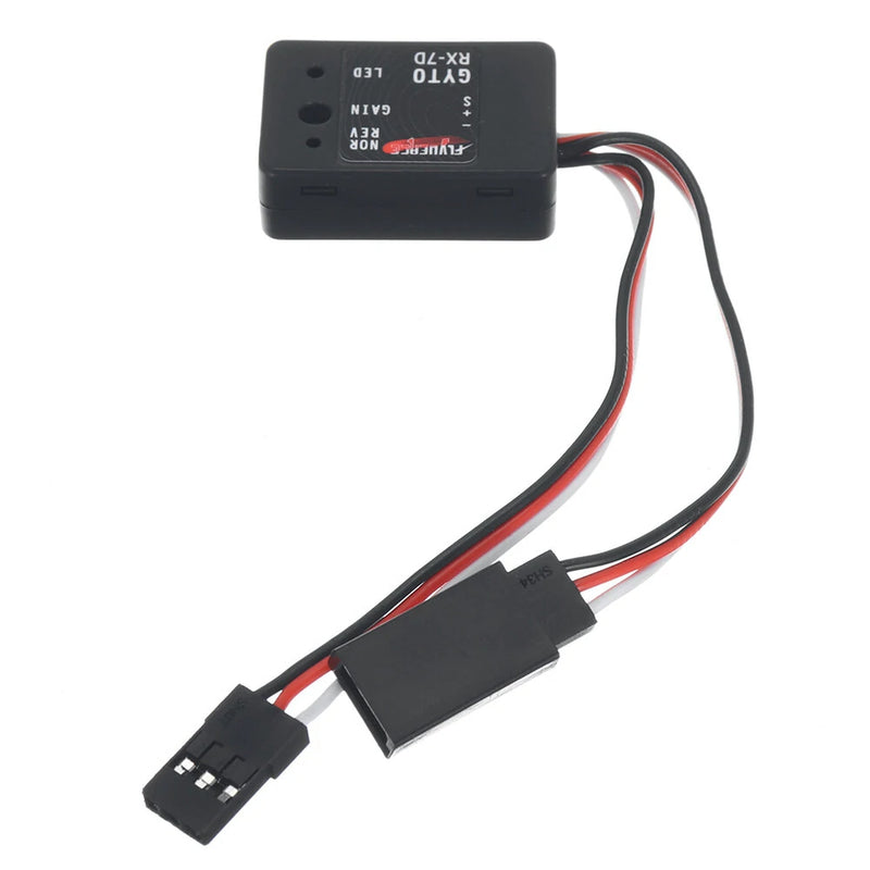 Flyueace RX-7D Gyro Gyroscope Support Digital/Analog Servos for RC Car Boat