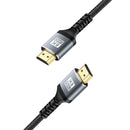 Bakeey 8K/60Hz 4K/120Hz HD2.1 Cable 48Gbps High Speed Audio Video Connector Cable HD-compatible 8K 4K Ultra HD Line 1M/2M/3M Long for Xbox PS5 TV Projector