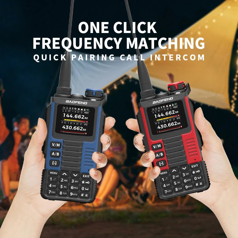 Baofeng K67 PRO Multi-Band Walkie Talkie 2600mAh Battery Six Bands Receive FM Radio NOAA Weather Alerts VOXs Function