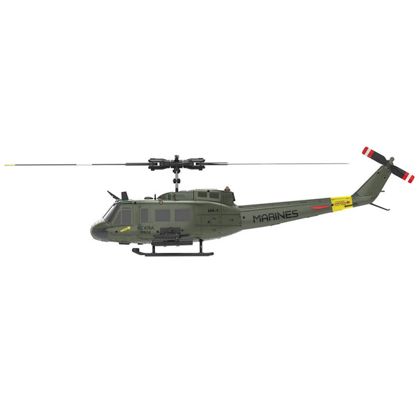 RC ERA C032 UH-1 2.4G 6CH 6-axis Gyroscope 1:48 Scale Huey Altitude Hold Optical Flow Positioning TOF Altitude Hold Flybarless RC Helicopter RTF