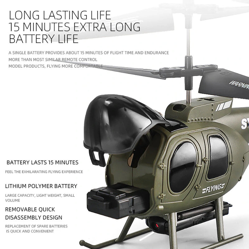 SHXH SY016 2.4G 3.5CH Simulation Fighter Helicopter Model Multifunctional Remote Control Electric Toy