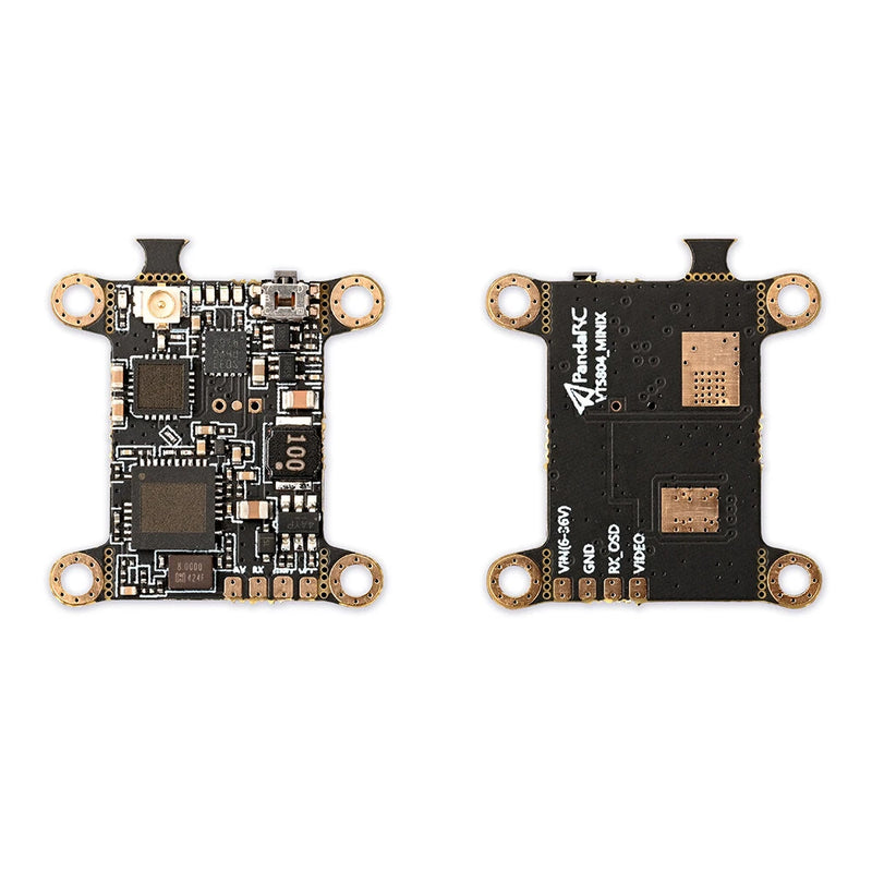 Lightweight PandaRC MINI X 400mW 40CH 6-36V FPV Transmitter Support OSD Parameter Adjustment 20mm Hole Spacing Image Transmission for FPV Racing Drones