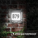 Solar Light Door Number Light Outdoor Digital Light Waterproof LED Indicator Light Home Entrance Courtyard Wall Light