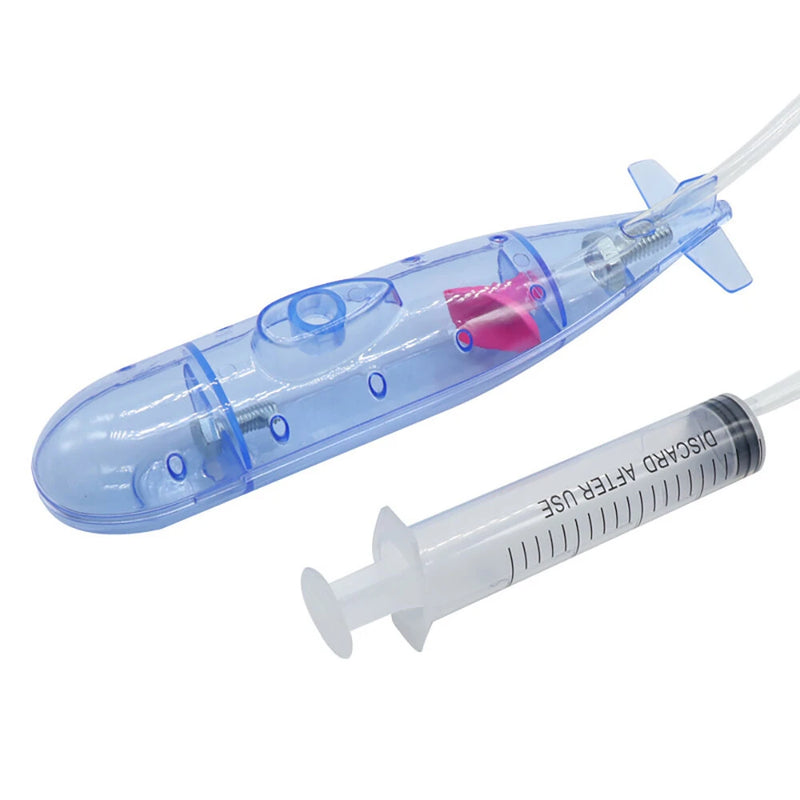 Homemade Submarine DIY Technology Physics Simulated Educational Manual Toys Stem Experiment Ability Tools Gift Kids Children Science Assemble Submarine