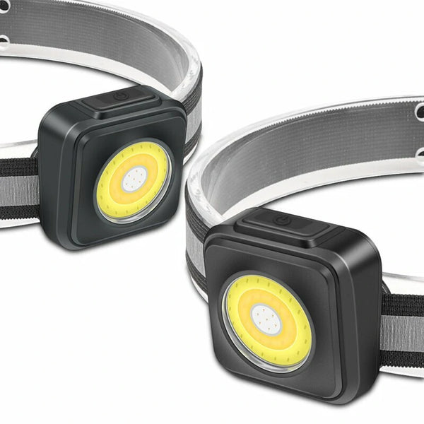 Ultralight COB Mini LED Headlamp USB Rechargeable Portable Strong Outdoor Lighting Headlamp Head Light For Fishing Camping Cycling