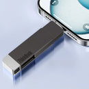 Lenovo Thinkplus BU100 Type-C & USB3.2 Flash Drive 512GB/256GB/128GB/64GB High Speed Pendrive 360 Rotary Mobile U Disk