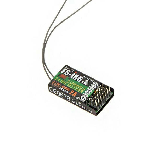 FlySky FS-iA6 2.4G 6CH AFHDS 2A Receiver For FS-i10 FS-i6 Transmitter