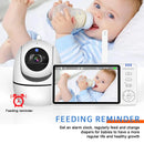 ABM501 5 Inch WIFI IP Camera Baby Monitor Video Babyphone Camera PTZ Zoom Night Vision Temperature Sensor Lullaby 24H Battery WiFi-Free Secure Connection