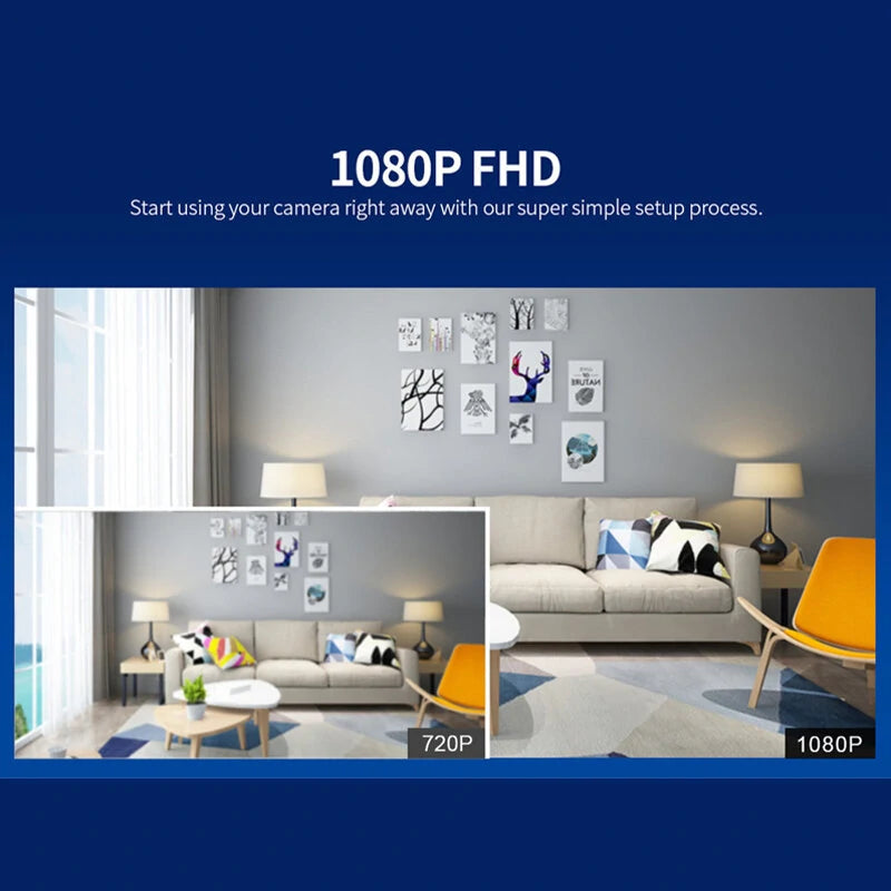Srihome SH042 1080P Smart Mini WiFi IP Camera 2MP PTZ Color Night Vision Human Detection Two-way Audio Baby Monitor Auto Tracking Home Security CCTV Camera