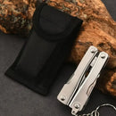 IPRee Labor Saving Mini Multitool Pliers with Led Light Lightweight Folding Pliers Antirust Stainless Steel Outdoor Tools Hiking