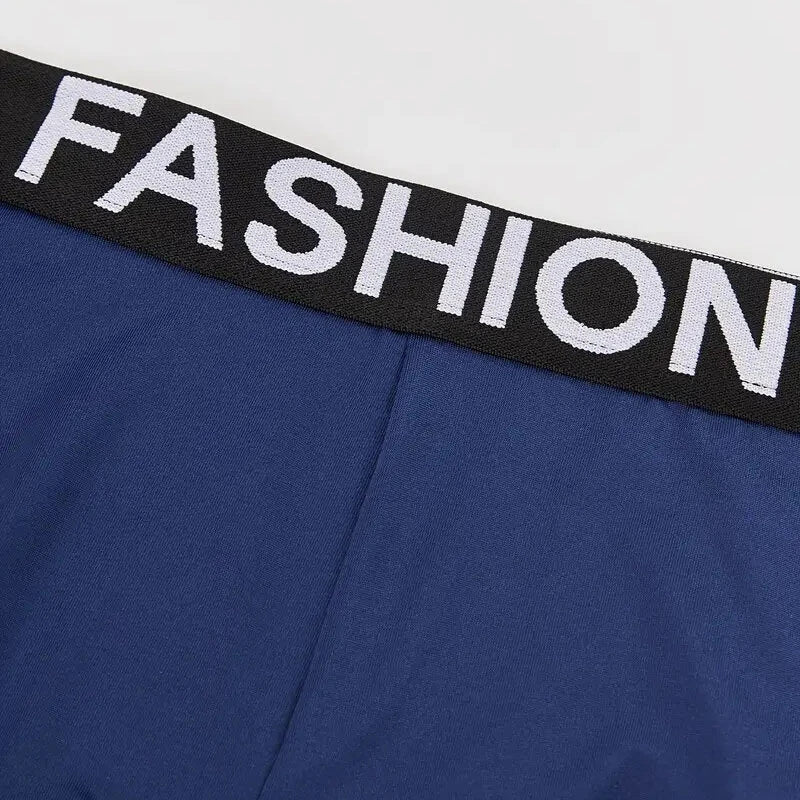 4pcs Men's Boxer Briefs Comfortable Elastic Waistband Skin-friendly Underwear Set For Daily Wear