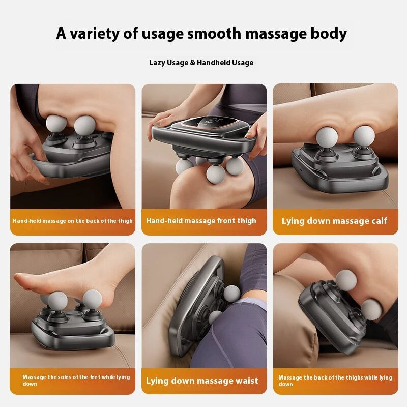 KONKA 4-Head / 6-Head Fascia Gun Muscle Relaxation Massager 3 Modes 30 Adjustable Speeds Multi-Function High-Frequency Vibration Massager