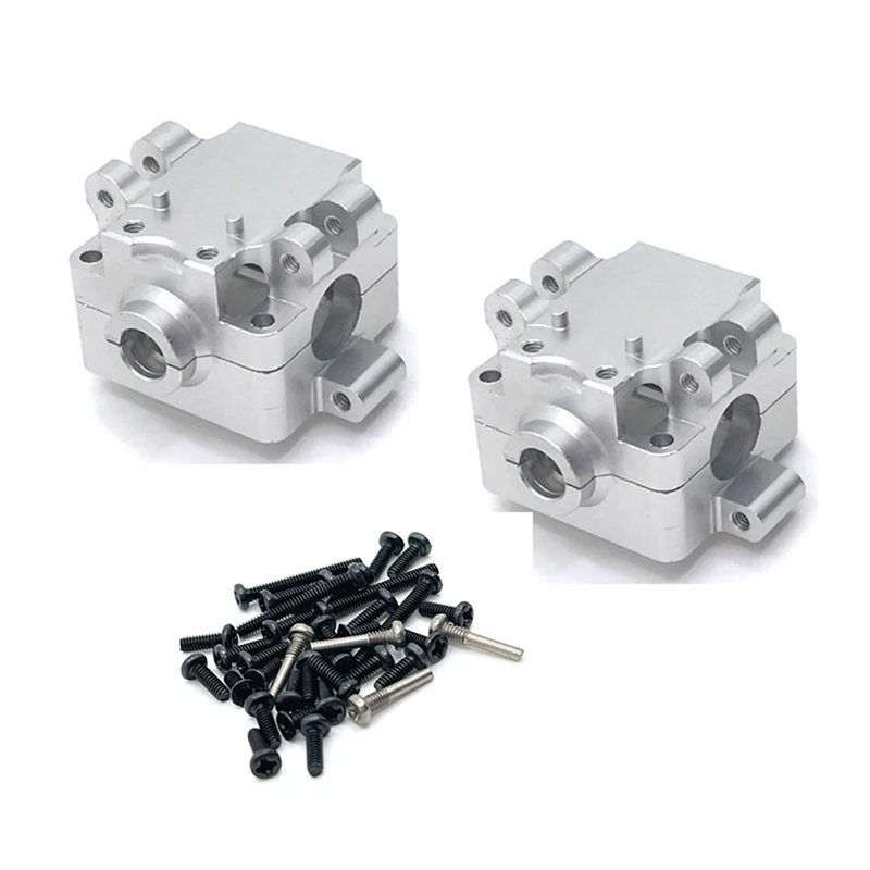2PCS Upgraded Metal Front Rear Geabox for Wltoys 1/28 284131 K989 K979 K969 Drift RC Cars Vehicles Models Spare Parts