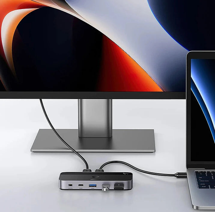 UGREEN CM662 USB KVM Switch USB 3.0 Switcher KVM Switch for PC Keyboard Mouse Printer 2 PCs Sharing 4 Devices USB Switch