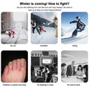 TENGOO 1 Pair EVA Unisex Electric Heated Insoles Wireless Remote Control Thermal Rechargeable Smart Heating Warm Pad for Winter Sports