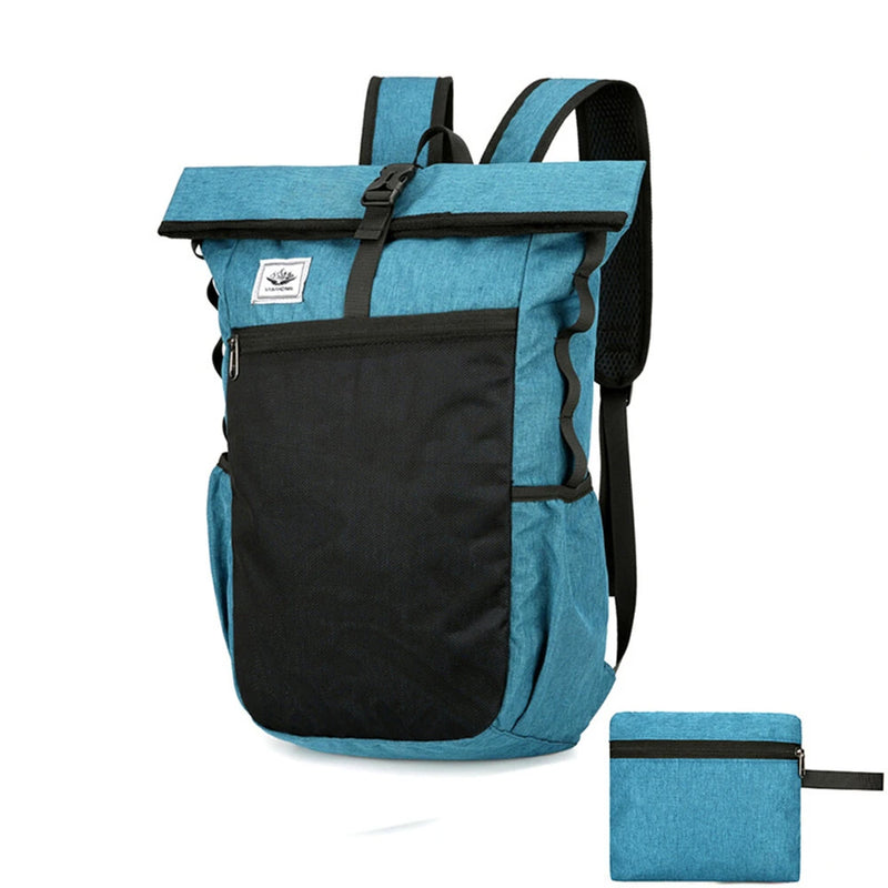 IPRee Ultralight Foldable Backpack Outdoor Travel Hiking Daypack Waterproof Leisure Climbing Camping Lightweight Backpack for Men Women School Sports Bag