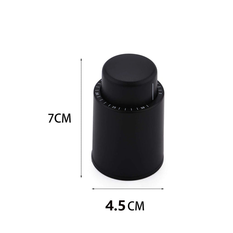 Push-Type Integrated Red Wine Vacuum Bottle Stopper Red Wine Preservation Wine Stopper With Time Scale Red Wine Stopper
