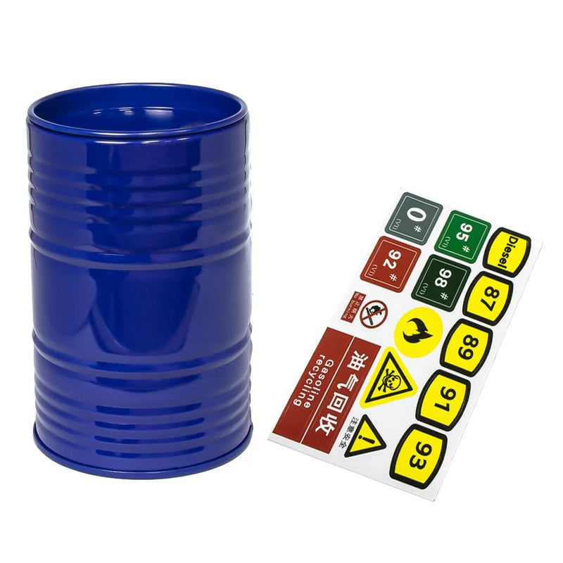 Simulation Decorative Oil Drum Accessories for 1/8 1/10 Climbing Car TRX4 SCX10 Vehicles Models RC Car Parts