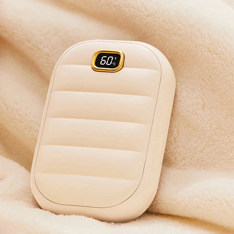 2 In 1 Portable Hand Warmer 4000MAH Double-sided Heating Hand Warmer Mini Heater Hand Warmer Electric Type C Rechargeable