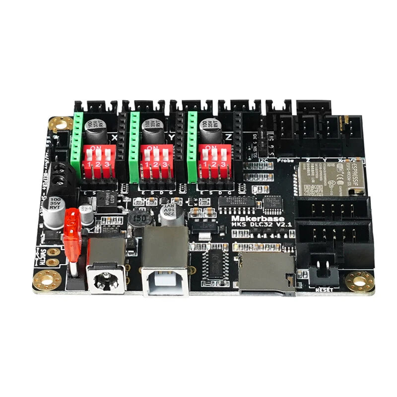Laser Engraving Machine Motherboard MKSDLC32 V2.1 32Bit Control Board WiFi GRBL TS24/TS35-R Touch Screen Laser Module for CNC Laser Engraving Machine